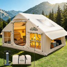 Load image into Gallery viewer, Inflatable Hot Tent – 4-6 Person Air Tent with Skylight &amp; Stove Jack
