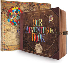 Load image into Gallery viewer, "Our Adventure Book" DIY Retro Scrapbook &amp; Photo Album
