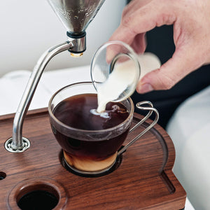 Coffee Alarm Clock & Bedside Brewer – Black Walnut