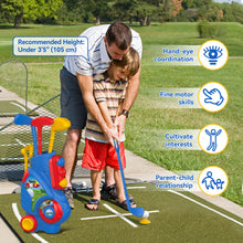 Load image into Gallery viewer, Kids' Portable Golf Club Set with Caddy | Educational Outdoor Toy for Toddlers
