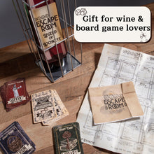 Load image into Gallery viewer, Interactive Wine Bottle Escape Room Puzzle Box | Fun Adult Party Game
