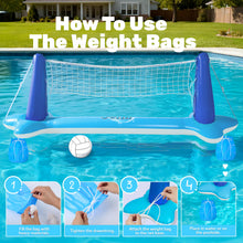 Load image into Gallery viewer, Inflatable Volleyball &amp; Basketball Set – 2-in-1 Summer Pool Game

