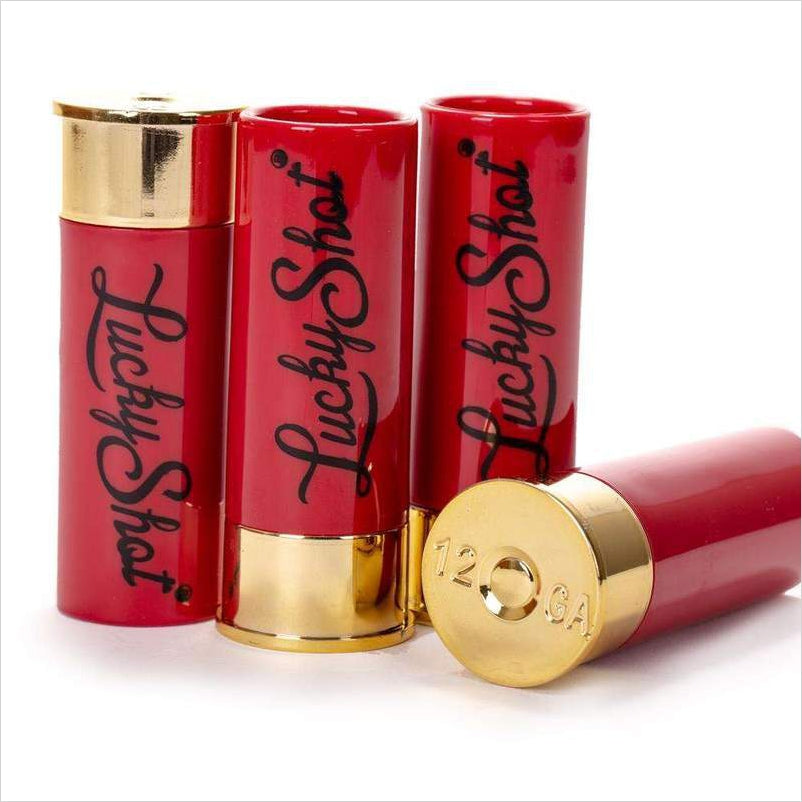 12 Gauge Shotgun Shell Shot Glasses Set of 4 - Gifteee Unique & Unusual gifts, Cool gift ideas