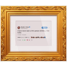 Load image into Gallery viewer, Frame Any Tweet - Gifteee. Find cool &amp; unique gifts for men, women and kids
