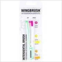Wingbrush Interdental Brushes Starter Set (1 holder + 3 brushes) - Gifteee. Find cool & unique gifts for men, women and kids
