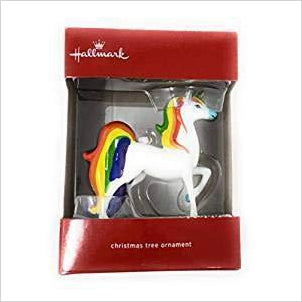 Hallmark Rainbow Unicorn Christmas Ornament - Gifteee. Find cool & unique gifts for men, women and kids