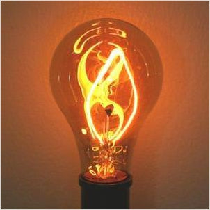 Fire Light Bulb - Ferrowatt 15026 - Gifteee Unique & Unusual gifts, Cool gift ideas