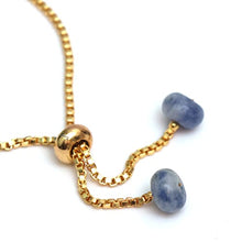 Load image into Gallery viewer, Natural Denim Sodalite Bolo Bracelet
