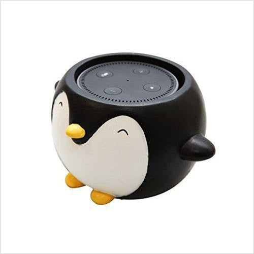 Penguin Holder Stand Mount Compatible with Alexa Echo Dot - Gifteee Unique & Unusual gifts, Cool gift ideas