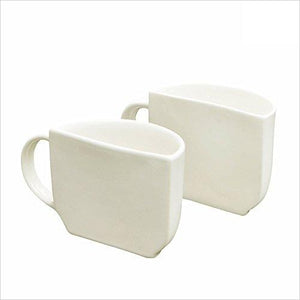 Half Ceramic Cups Set - Gifteee Unique & Unusual gifts, Cool gift ideas