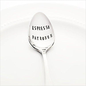 Espresso Patronum - Stainless Steel Stamped Spoon - Gifteee. Find cool & unique gifts for men, women and kids