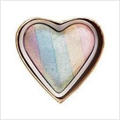 Unicorn Heart Blushing Hearts Triple Baked Rainbow Highlighter - Gifteee Unique & Unusual gifts, Cool gift ideas