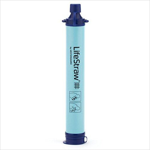 LifeStraw Personal Water Filter for Hiking, Camping, Travel, and Emergency Preparedness - Gifteee Unique & Unusual gifts, Cool gift ideas