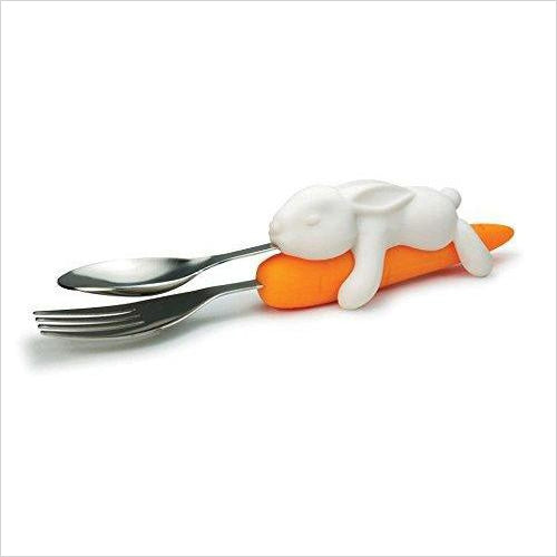 Bunny and Carrot Nesting Utensils, 2 Piece Set - Gifteee Unique & Unusual gifts, Cool gift ideas