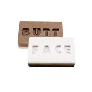 Two Sided Butt Face Soap - Gifteee. Find cool & unique gifts for men, women and kids