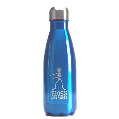 FLOSS LIKE A BOSS Stainless Steel Water Mug Travel Sippy Cup - Gifteee Unique & Unusual gifts, Cool gift ideas