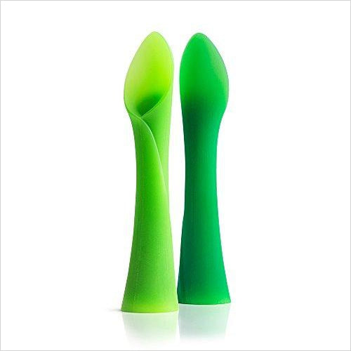 Silicone Soft-Tip Training Spoon & Teether for Baby - Gifteee. Find cool & unique gifts for men, women and kids