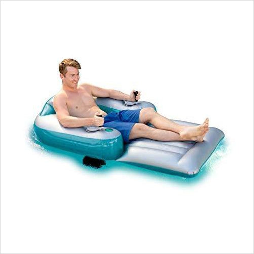 Motorized Inflatable Swimming Pool Lounger - Gifteee Unique & Unusual gifts, Cool gift ideas