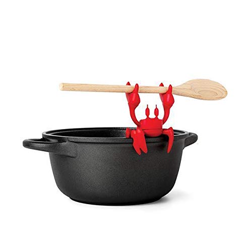 RED Crab Spoon Holder & Steam Releaser
