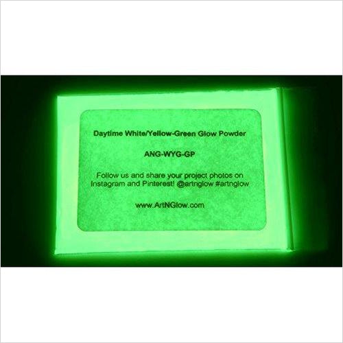 Glow In The Dark Pigment Powder - 12g - Neutral And Fluorescent Colors (Neutral Green) - Gifteee Unique & Unusual gifts, Cool gift ideas