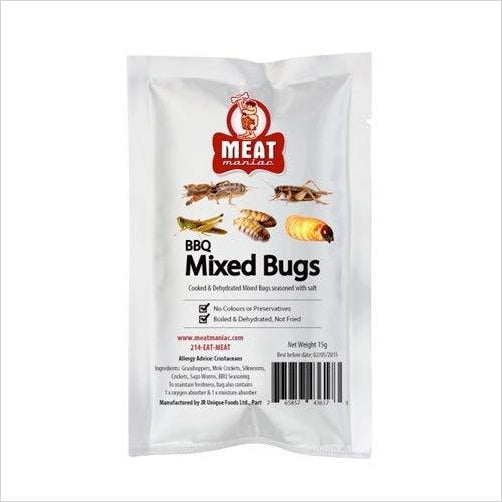 Mixed Bugs | Big Crickets, Sago Worms, Mole Crickets and Silkworms - Gifteee Unique & Unusual gifts, Cool gift ideas