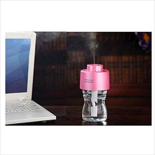 Portable Bottle Cap Air Humidifier - Gifteee Unique & Unusual gifts, Cool gift ideas