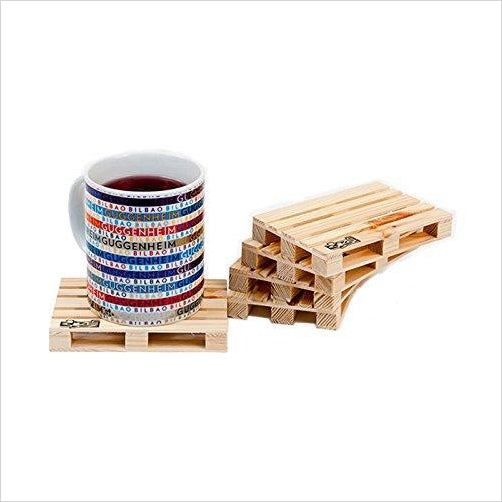 Miniature Pallet Wood Drink Coasters - Gifteee. Find cool & unique gifts for men, women and kids