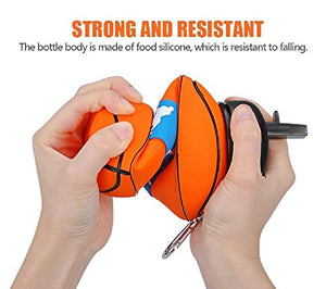 Silicone Foldable Basketball Sports Travel Water bottle - Gifteee. Find cool & unique gifts for men, women and kids