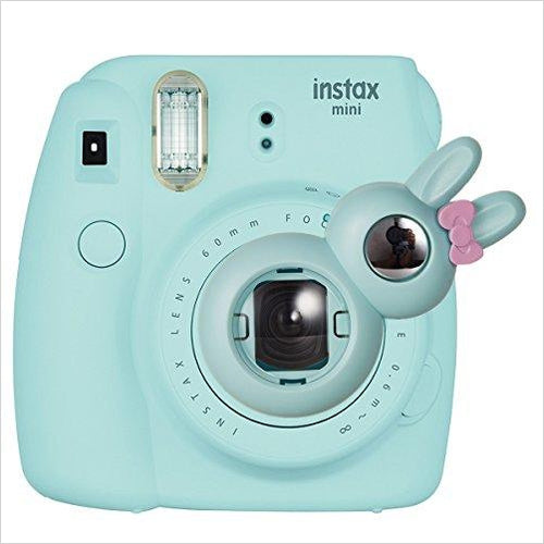 Bunny Mini 9 Close Up Selfie Lens with Self-Portrait Mirror for Fujifilm Instax Mini Polaroid 300 Camera (Ice Blue) - Gifteee Unique & Unusual gifts, Cool gift ideas