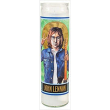 Load image into Gallery viewer, John Lennon Secular Saint Candle - Gifteee. Find cool &amp; unique gifts for men, women and kids
