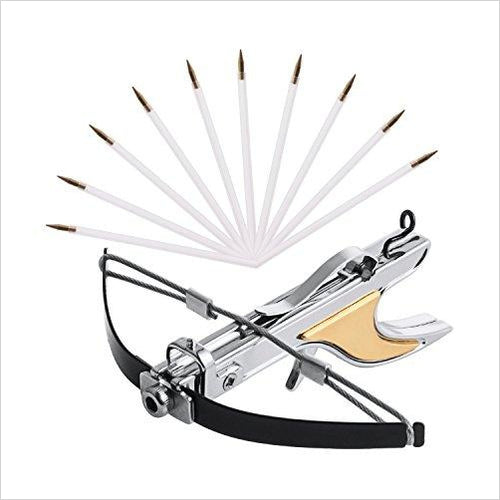 Mini Pocket Crossbow with Arrowes - Gifteee Unique & Unusual gifts, Cool gift ideas