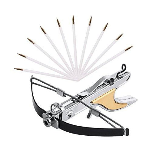 Mini Pocket Crossbow with Arrowes - Gifteee. Find cool & unique gifts for men, women and kids