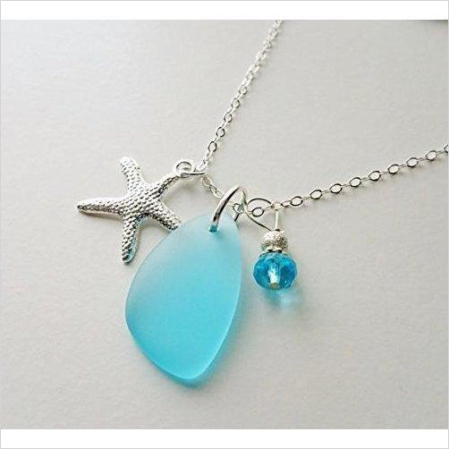 Sea Glass Necklace - Gifteee. Find cool & unique gifts for men, women and kids