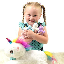 Load image into Gallery viewer, Unicorn Stuffed Animal with Mommy and 4 Baby Unicorns

