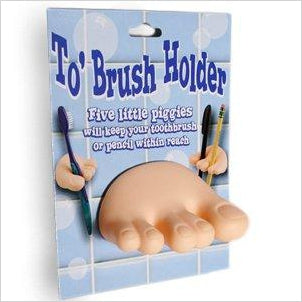Toe Tooth Brush Holder - Gifteee. Find cool & unique gifts for men, women and kids