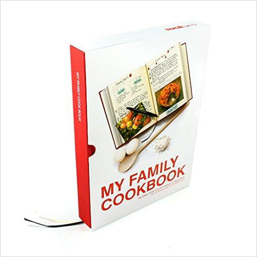 My Family Cookbook - Recipe Notebook - Gifteee Unique & Unusual gifts, Cool gift ideas