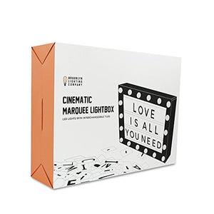 Cinema Light Box 200 Letters, 50 LED Lights - Gifteee. Find cool & unique gifts for men, women and kids