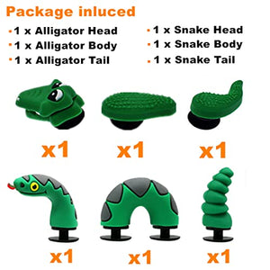 Snake & Aligator Shoe Charms for Croc Clog
