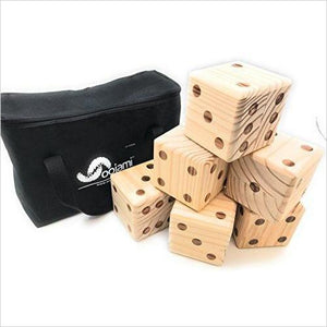 Giant Wooden Yard Dice - Gifteee. Find cool & unique gifts for men, women and kids