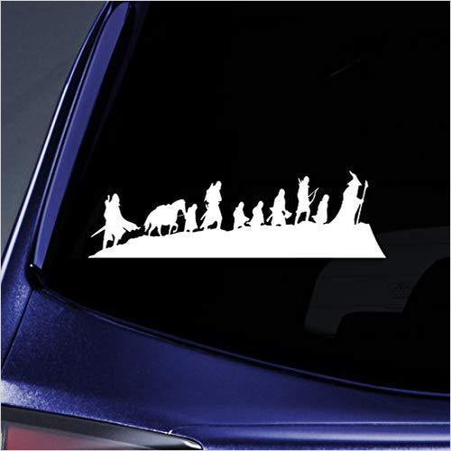 Lord of the Ring (LOTR) Caravan Fellowship Decal - Gifteee Unique & Unusual gifts, Cool gift ideas