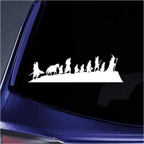 Lord of the Ring (LOTR) Caravan Fellowship Decal - Gifteee. Find cool & unique gifts for men, women and kids