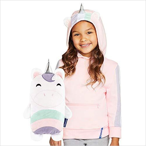 Unicorn - 2-in-1 Transforming Hoodie and Soft Plushie - Gifteee Unique & Unusual gifts, Cool gift ideas