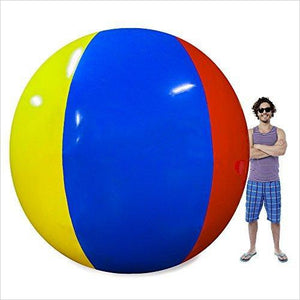 Beach Behemoth - Giant Inflatable 12-Foot Pole-to-Pole Beach Ball - Gifteee. Find cool & unique gifts for men, women and kids