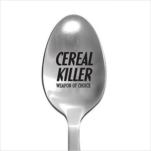 Cereal Killer Steel Spoon - Gifteee. Find cool & unique gifts for men, women and kids