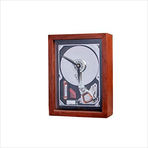 GigaClock - Oak Hardwood Framed HD - Gifteee Unique & Unusual gifts, Cool gift ideas