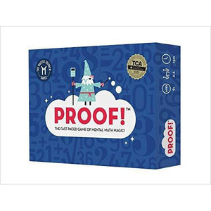 Proof! - The Fast Paced Game of Mental Math Magic - Gifteee. Find cool & unique gifts for men, women and kids