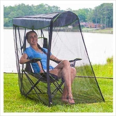 Folding Canopy Chair - Gifteee Unique & Unusual gifts, Cool gift ideas