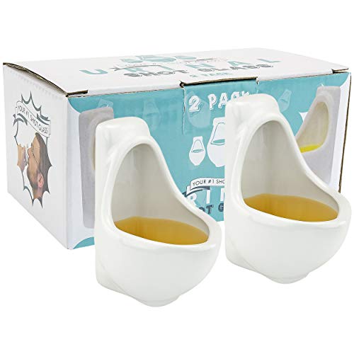 Urinal Shot Glasses - Gifteee Unique & Unusual gifts, Cool gift ideas