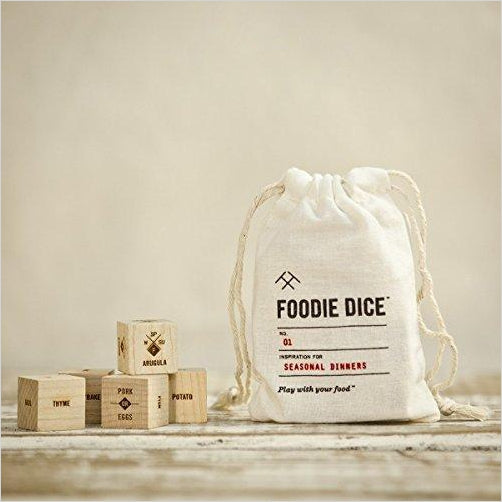 Foodie Dice - Gifteee. Find cool & unique gifts for men, women and kids