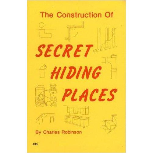 Construction of Secret Hiding Places - Gifteee Unique & Unusual gifts, Cool gift ideas